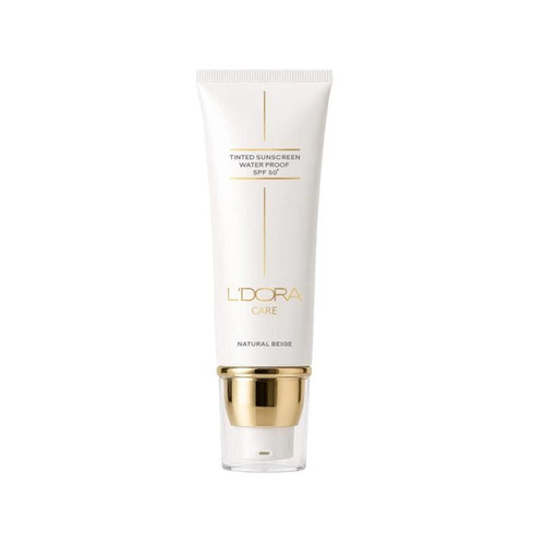 کرم ضدآفتاب رنگی ضدآب SPF 50+ مناسب انواع پوست (بژ طبیعی)