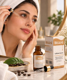 تصویر سرم دور چشم کافئین لیتاسی